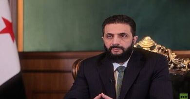 الشرع: أي اعتراف بأحقية إسرائيل بالجولان السوري المحتل باطل